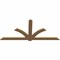 Ekena Millwork Redmond Smooth Timber Gable Bracket, Western Red Cedar, 96"W x 44"H x 1 1/2"D x 5 1/2"F, 11/12 Pitch GBW096X44X0206RED00SWR - alternate 3